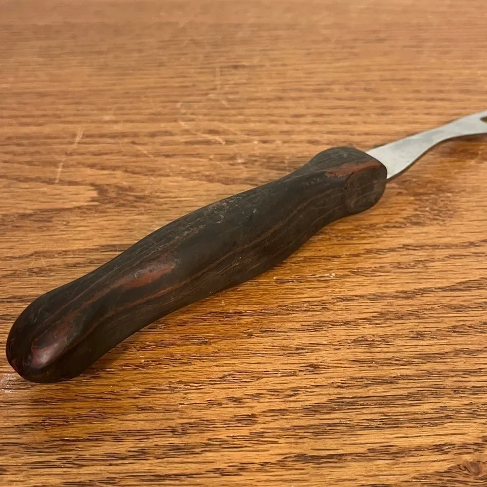 Cutco Vintage Carving Fork No 1026 Classic Brown Wood Handle Made in USA